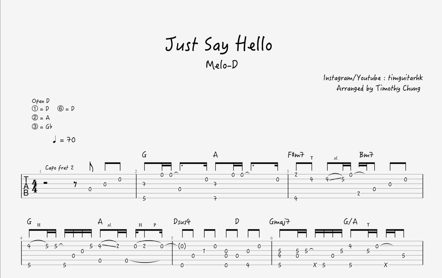 Just Say Hello - Melo D